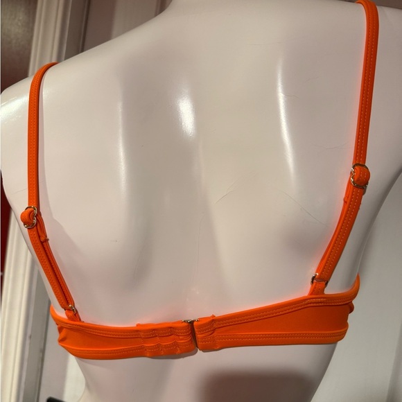 Cupshe Orange Crochet Bikini with Adjustable Straps - Picture 3 of 6